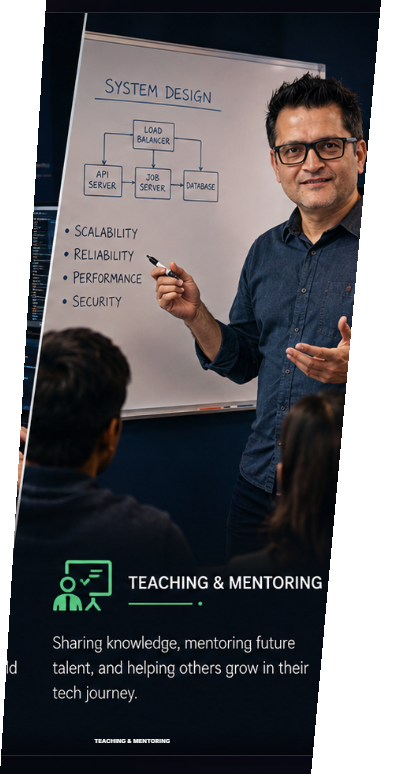 Teaching and mentoring through system design and education