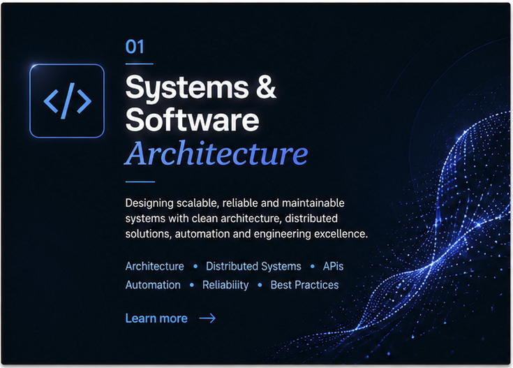 Systems and Software Architecture